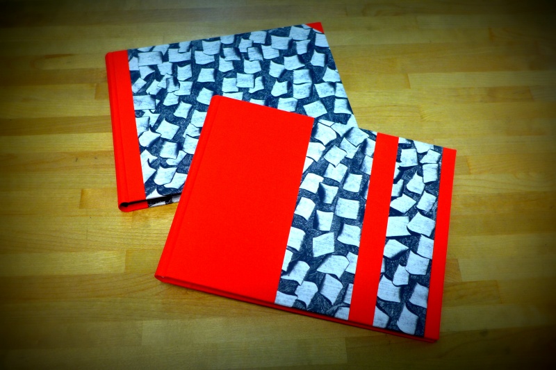 Fotoalben mit Kleisterpapier