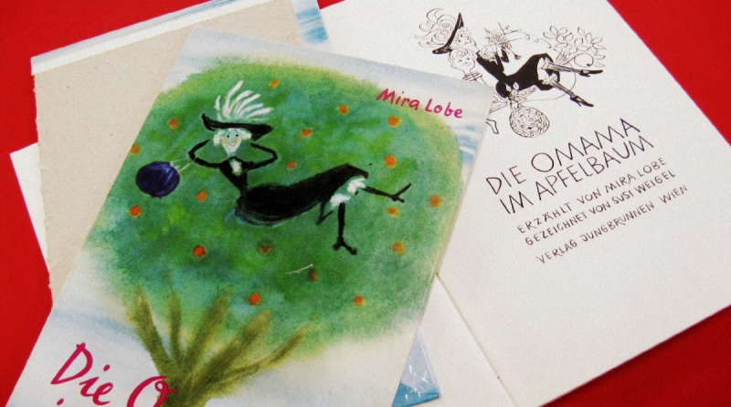 Die Omama im Apfelbaum Die Omama im Apfelbaum